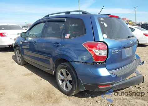 2015 Subaru Forester 2.5I Premium из США, поврежденный, VIN JF2SJADC7FH543339